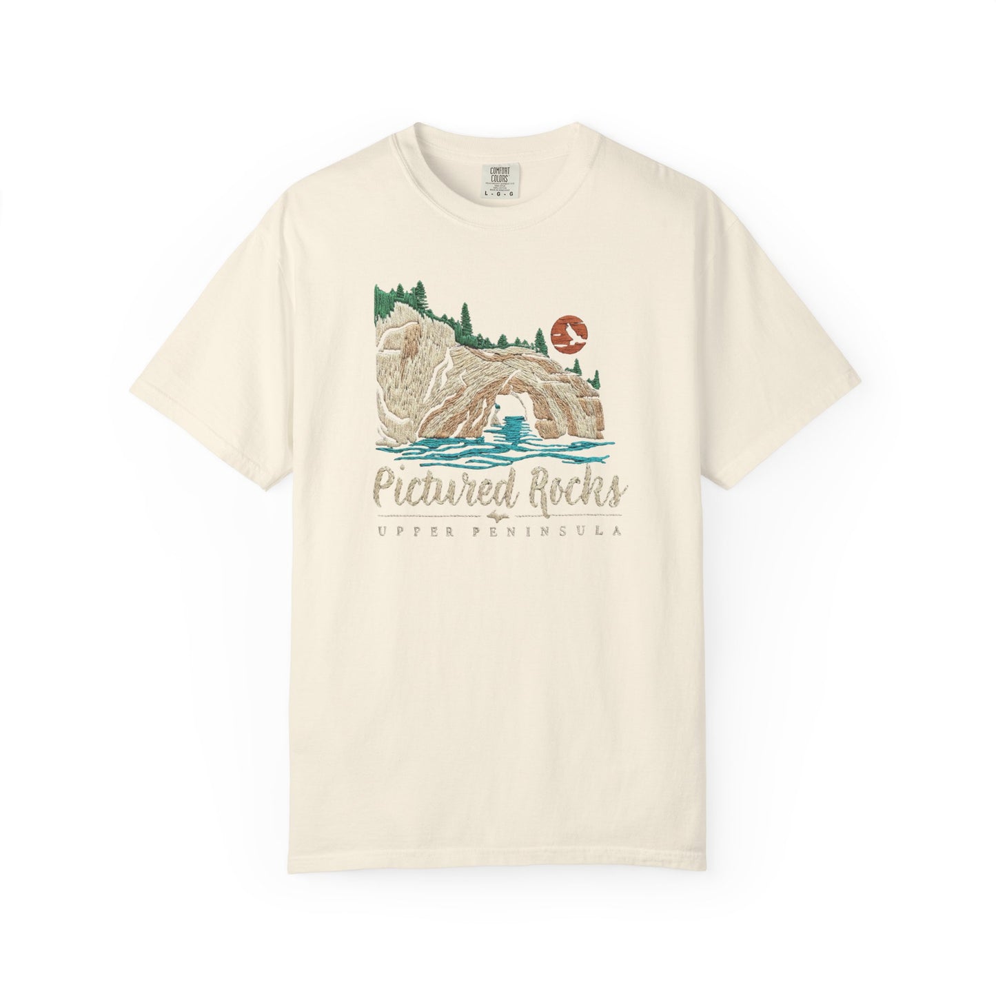 Pictured Rocks Lover's Leap T-Shirt - Heavyweight Comfort Colors