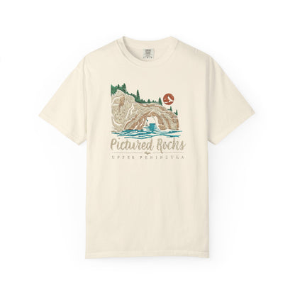 Pictured Rocks Lover's Leap T-Shirt - Heavyweight Comfort Colors