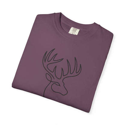 White-tailed One Line T-Shirt - Heavyweight Comfort Colors