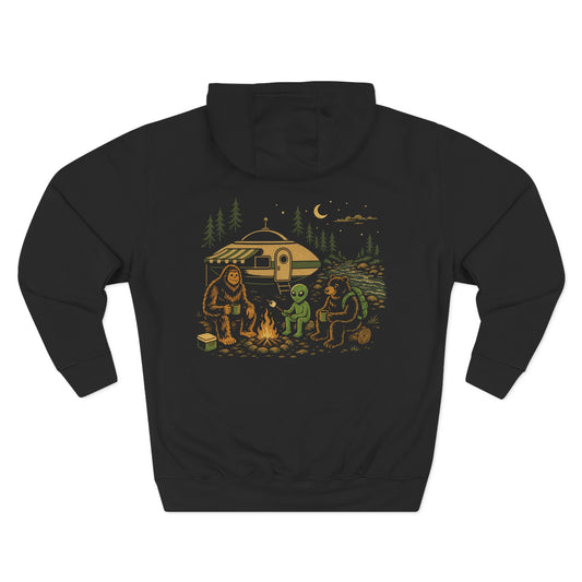 River Camping Hoodie Backprint