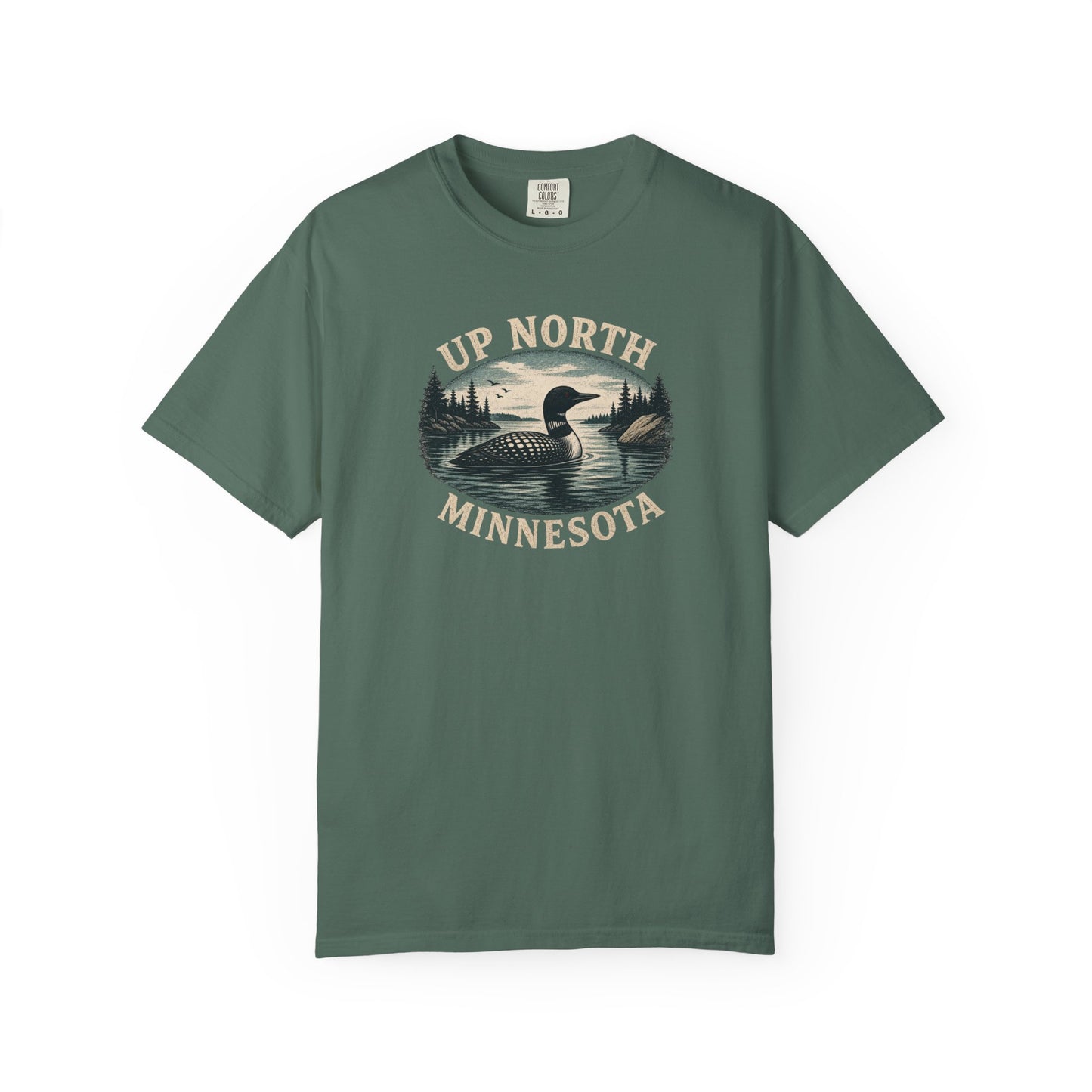 Loon Up North Minnesota T-Shirt - Heavyweight Comfort Colors