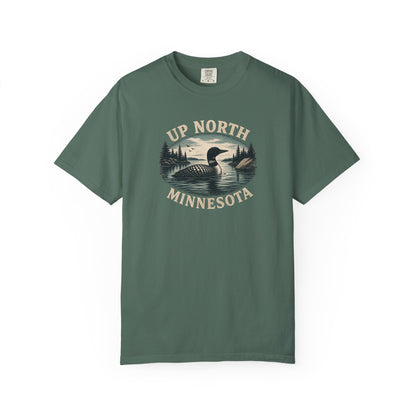 Loon Up North Minnesota T-Shirt - Heavyweight Comfort Colors