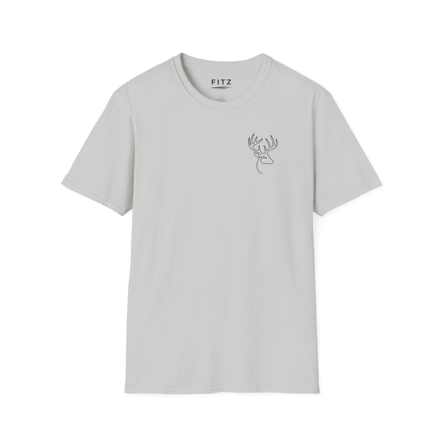 White-tailed One Line T-Shirt - Back Print