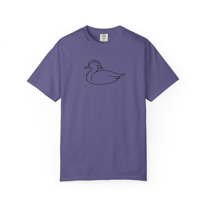 Wood Duck One Line T-Shirt - Heavyweight Comfort Colors