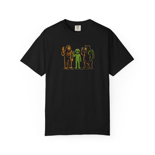 We Come In Peace T-Shirt - Heavyweight Comfort Colors
