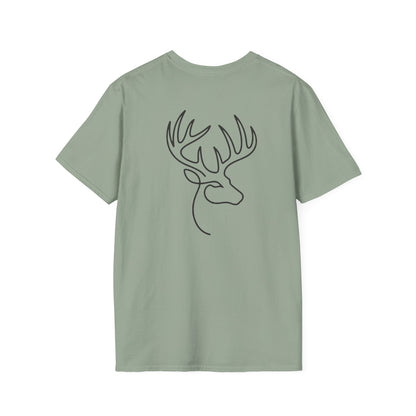 White-tailed One Line T-Shirt - Back Print