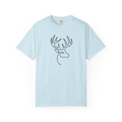 White-tailed One Line T-Shirt - Heavyweight Comfort Colors