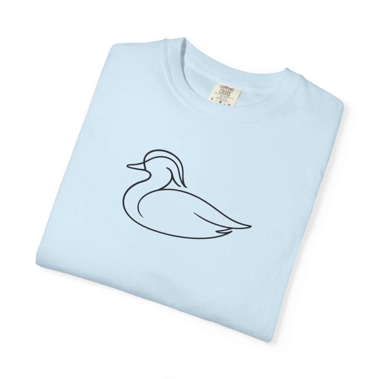 Wood Duck One Line T-Shirt - Heavyweight Comfort Colors