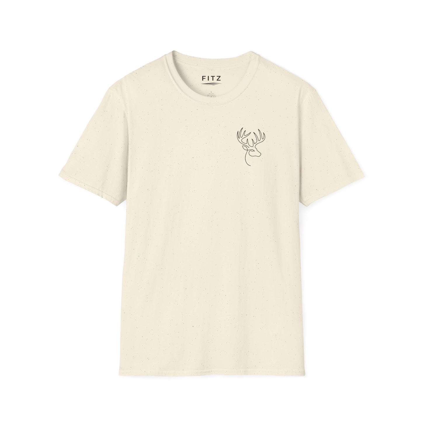 White-tailed One Line T-Shirt - Back Print