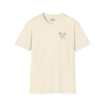 White-tailed One Line T-Shirt - Back Print