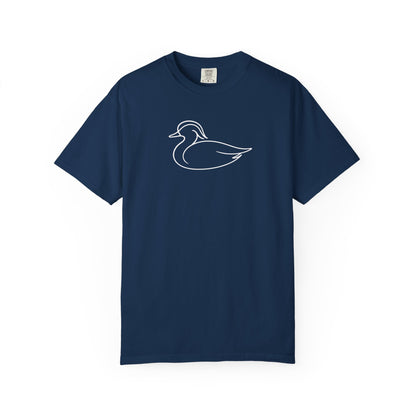 Wood Duck One Line T-Shirt - Heavyweight Comfort Colors