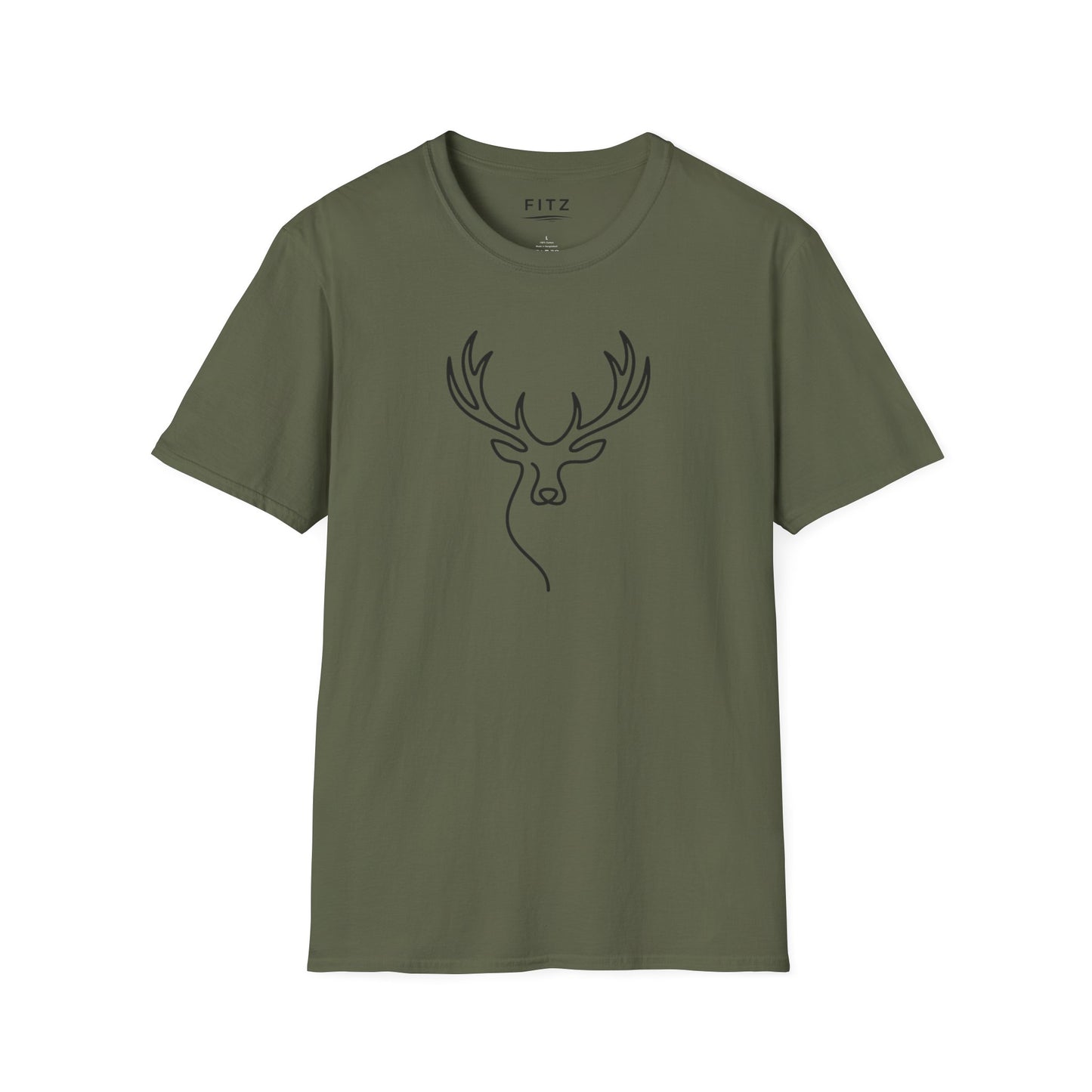 Elk One Line T-Shirt