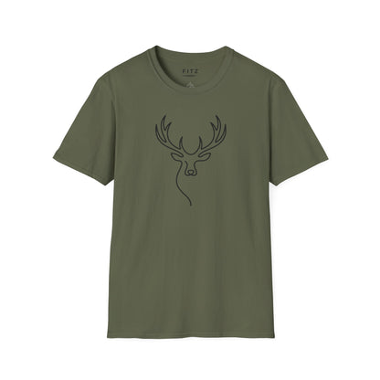 Elk One Line T-Shirt