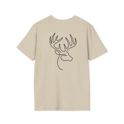 White-tailed One Line T-Shirt - Back Print