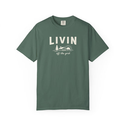 LIVIN off the Grid T-Shirt - Heavyweight Comfort Colors