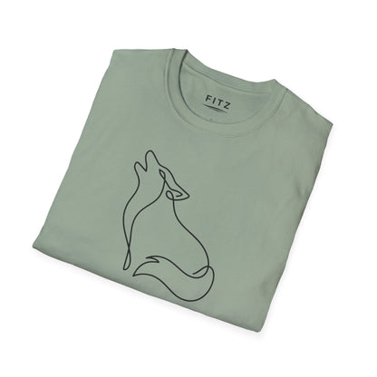 Wolf One Line T-Shirt