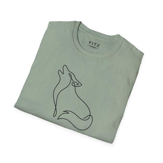 Wolf One Line T-Shirt