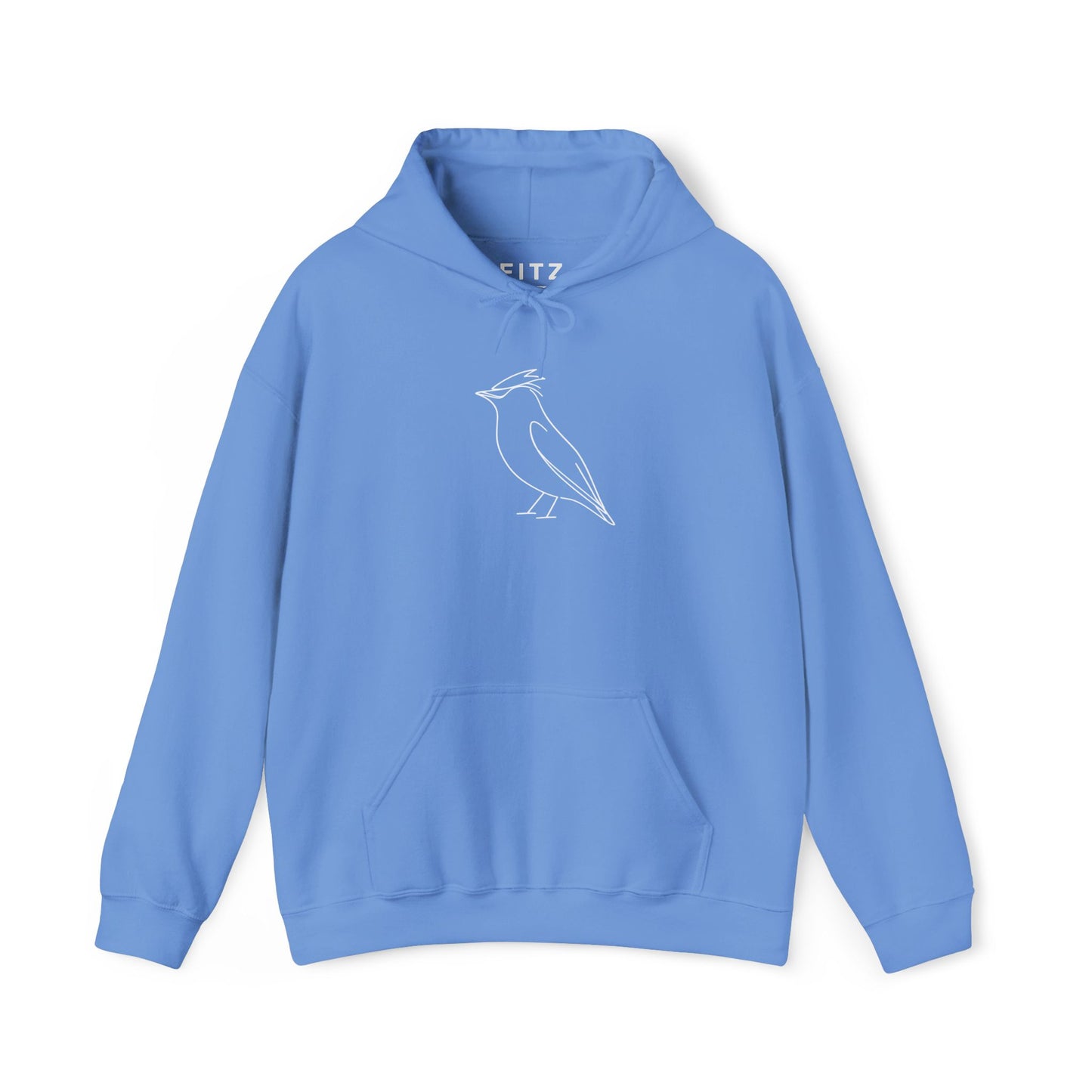 Cedar Waxwing Line Hoodie