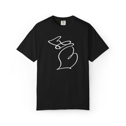Michigan One Line T-Shirt - Heavyweight Comfort Colors
