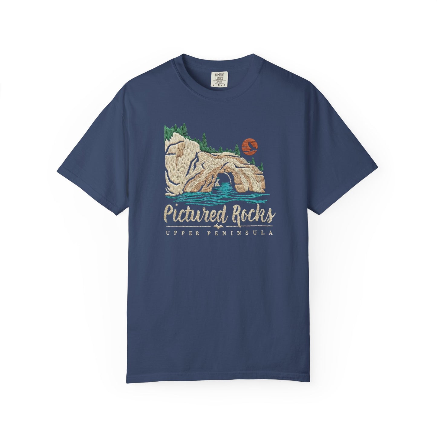 Pictured Rocks Lover's Leap T-Shirt - Heavyweight Comfort Colors