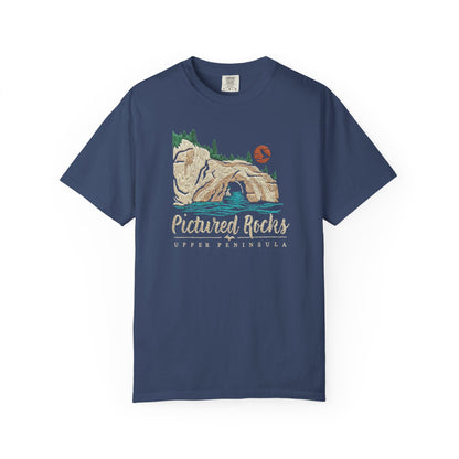 Pictured Rocks Lover's Leap T-Shirt - Heavyweight Comfort Colors