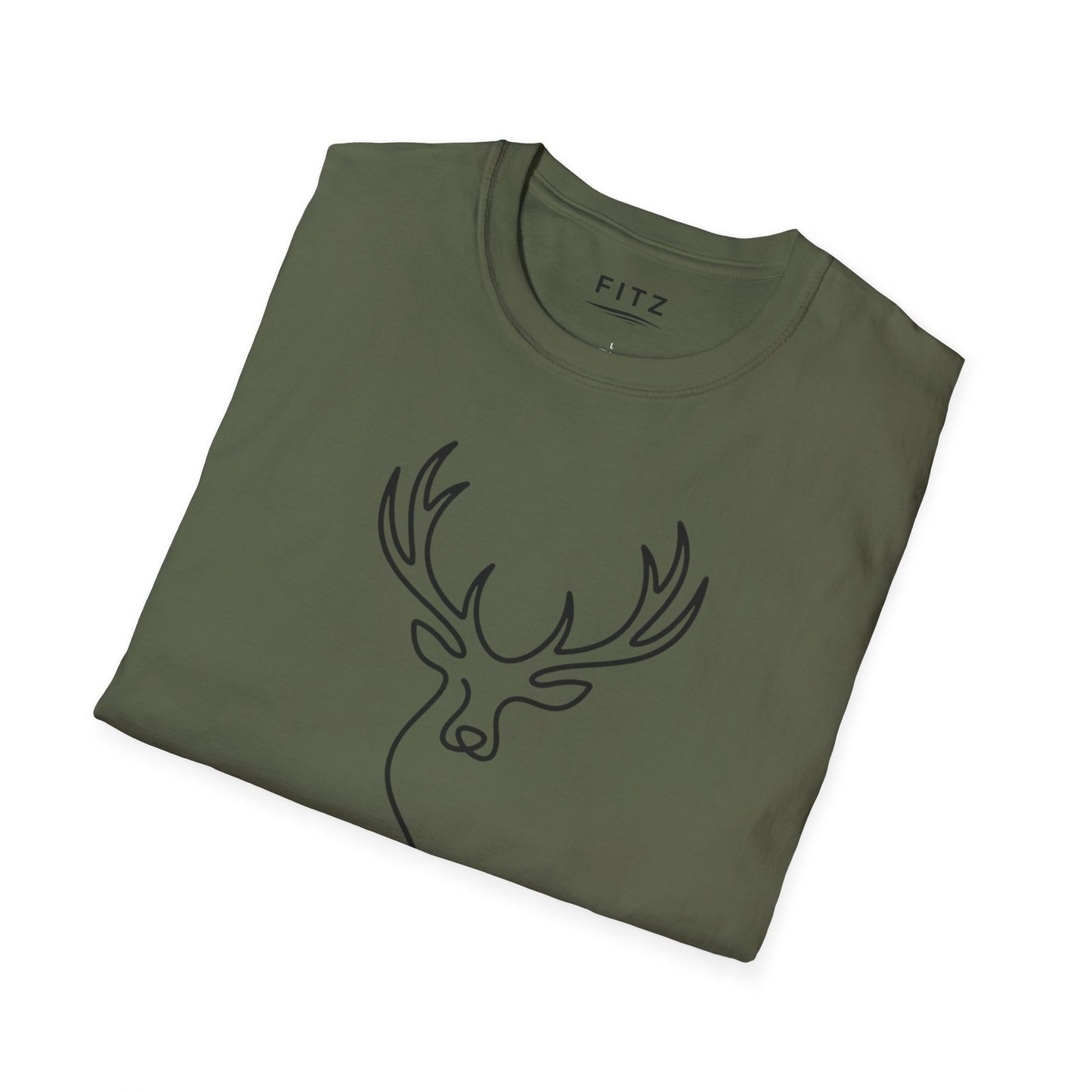 Elk One Line T-Shirt