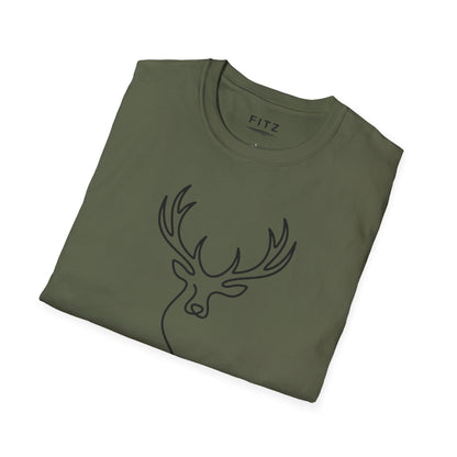 Elk One Line T-Shirt