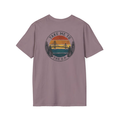Take Me to the U.P. Sunset T-Shirt - Back Print