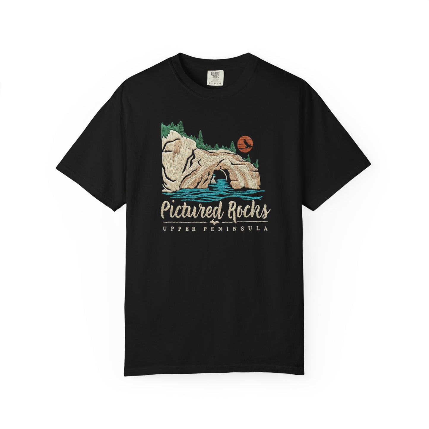 Pictured Rocks Lover's Leap T-Shirt - Heavyweight Comfort Colors