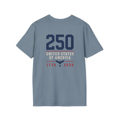 USA 250 T-Shirt - Back Print