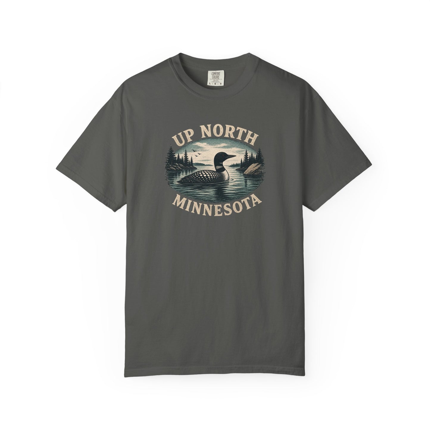Loon Up North Minnesota T-Shirt - Heavyweight Comfort Colors