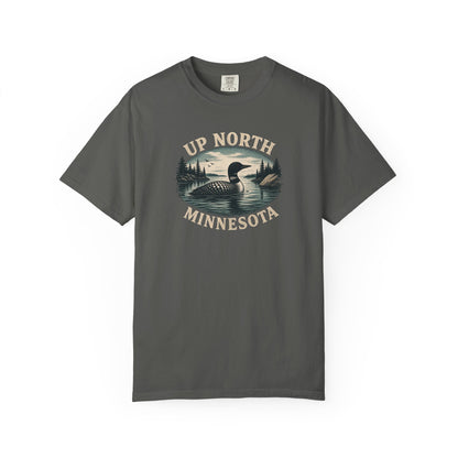 Loon Up North Minnesota T-Shirt - Heavyweight Comfort Colors
