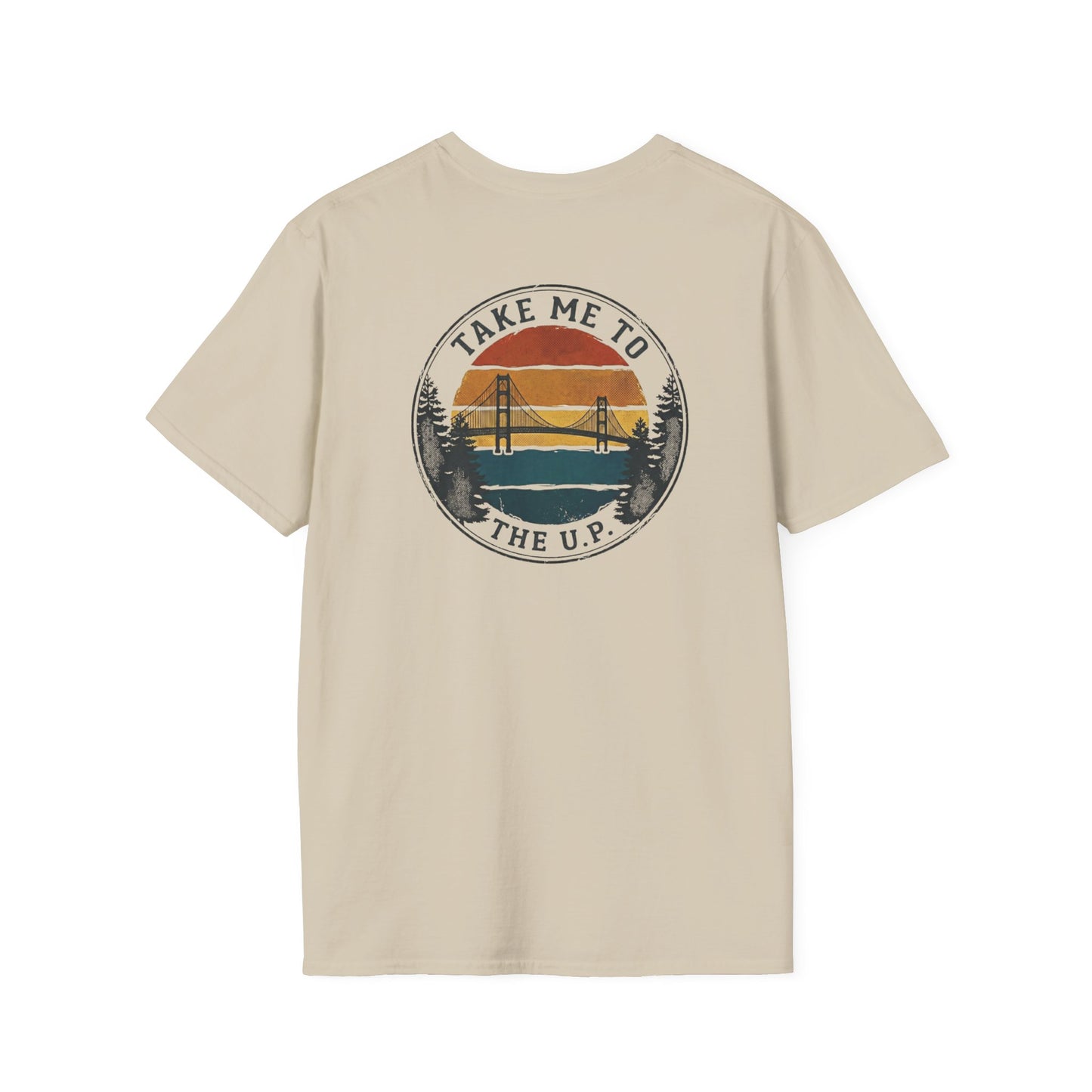 Take Me to the U.P. Sunset T-Shirt - Back Print