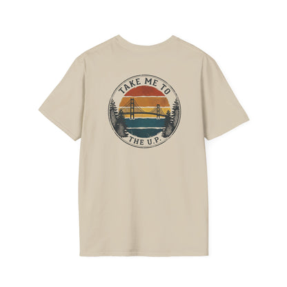 Take Me to the U.P. Sunset T-Shirt - Back Print