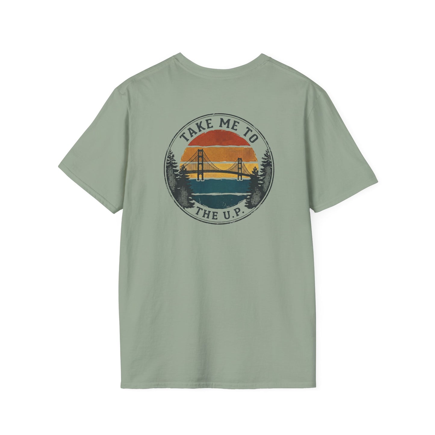 Take Me to the U.P. Sunset T-Shirt - Back Print