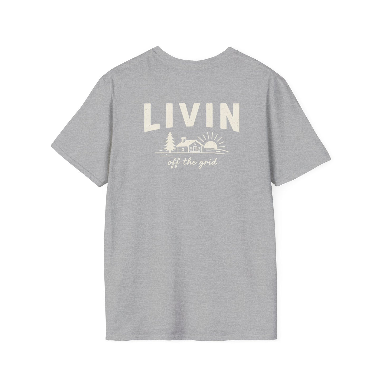 LIVIN off the Grid T-Shirt - Back Print