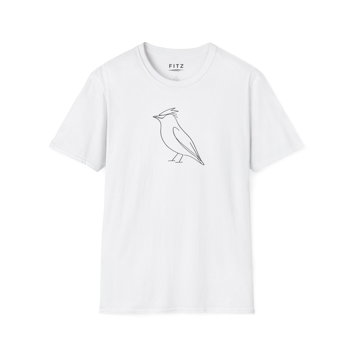 Cedar Waxwing Line T-Shirt