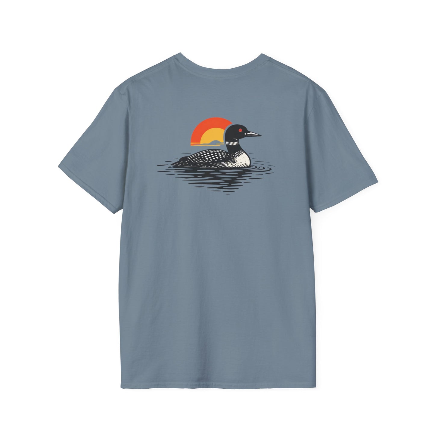 Loon at Sunset T-Shirt - Back Print