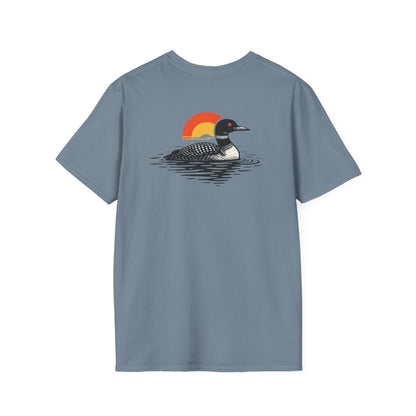 Loon at Sunset T-Shirt - Back Print