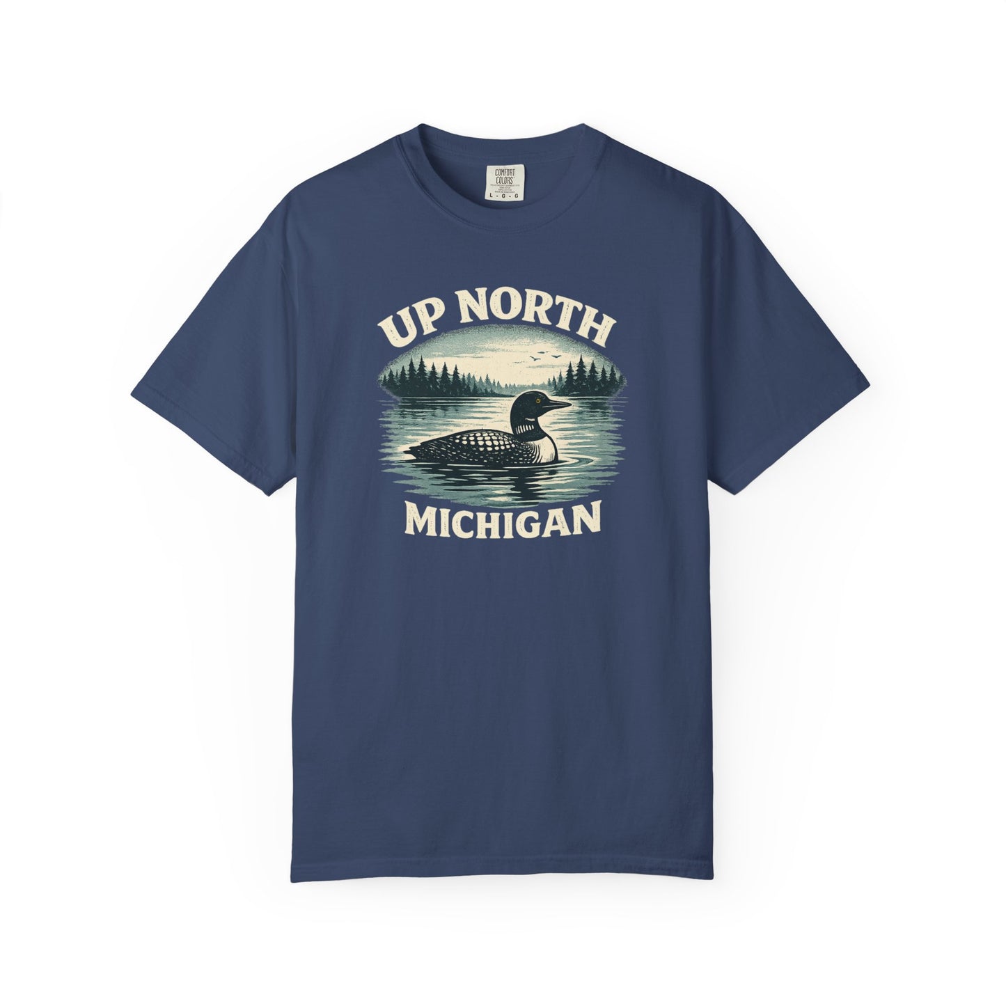 Loon Up North Michigan T-Shirt - Heavyweight Comfort Colors