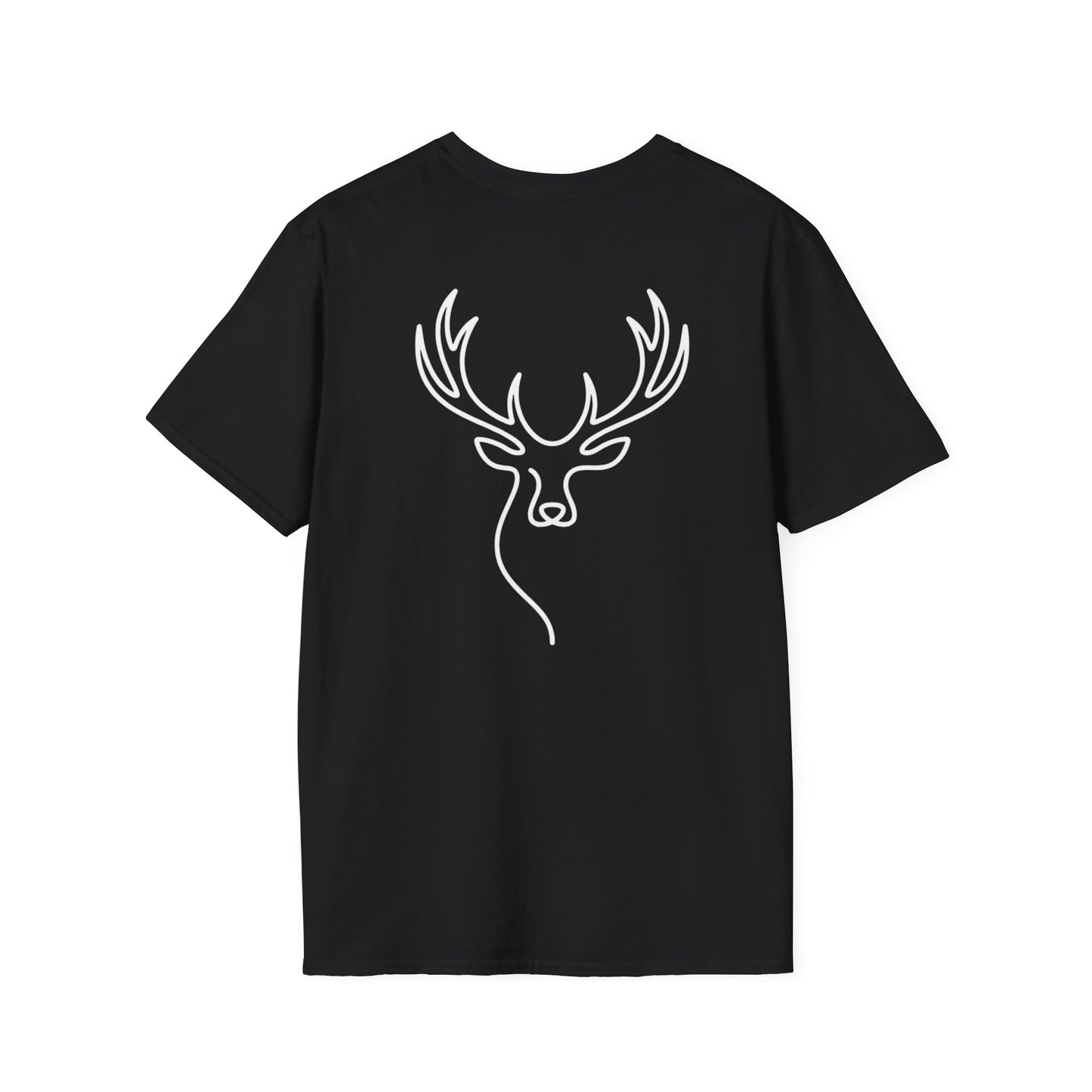 Elk One Line T-Shirt - Back Print
