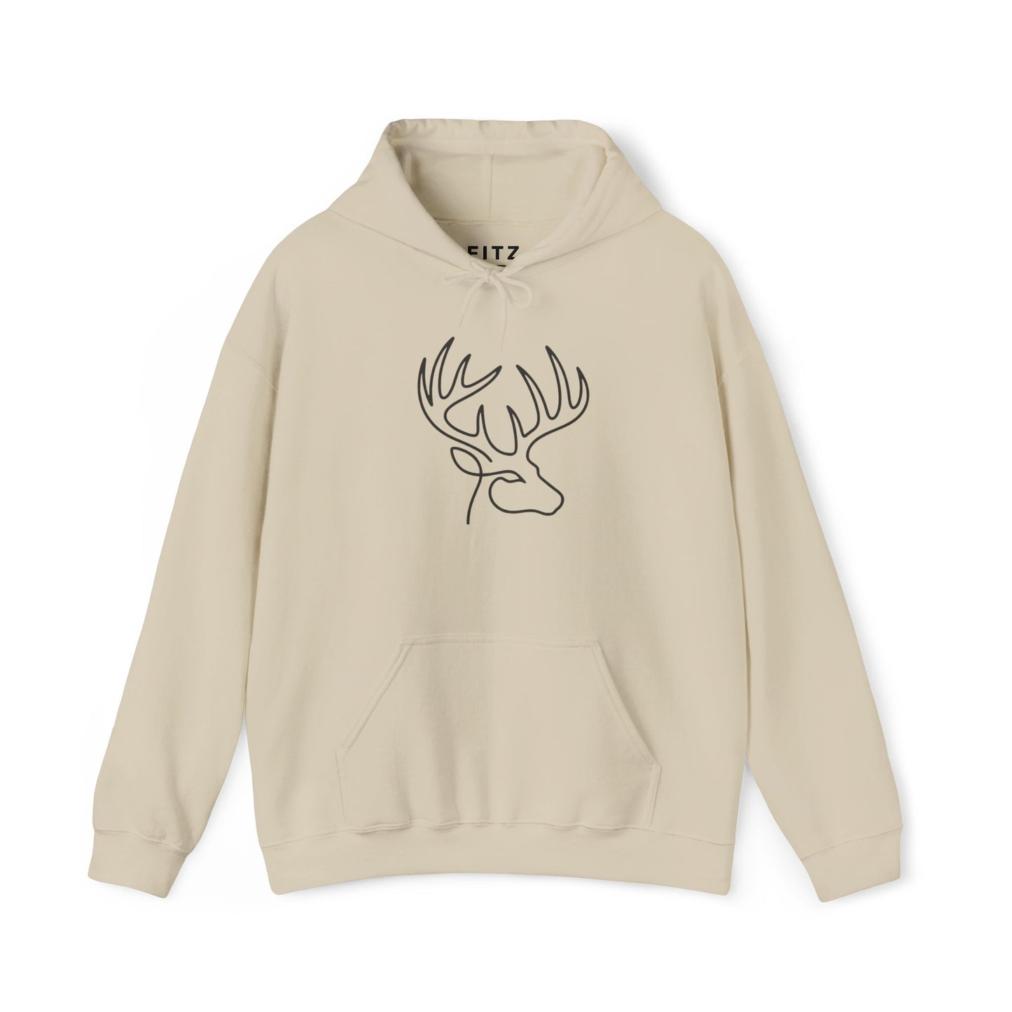White-tailed One Line Hoodie