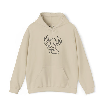 White-tailed One Line Hoodie