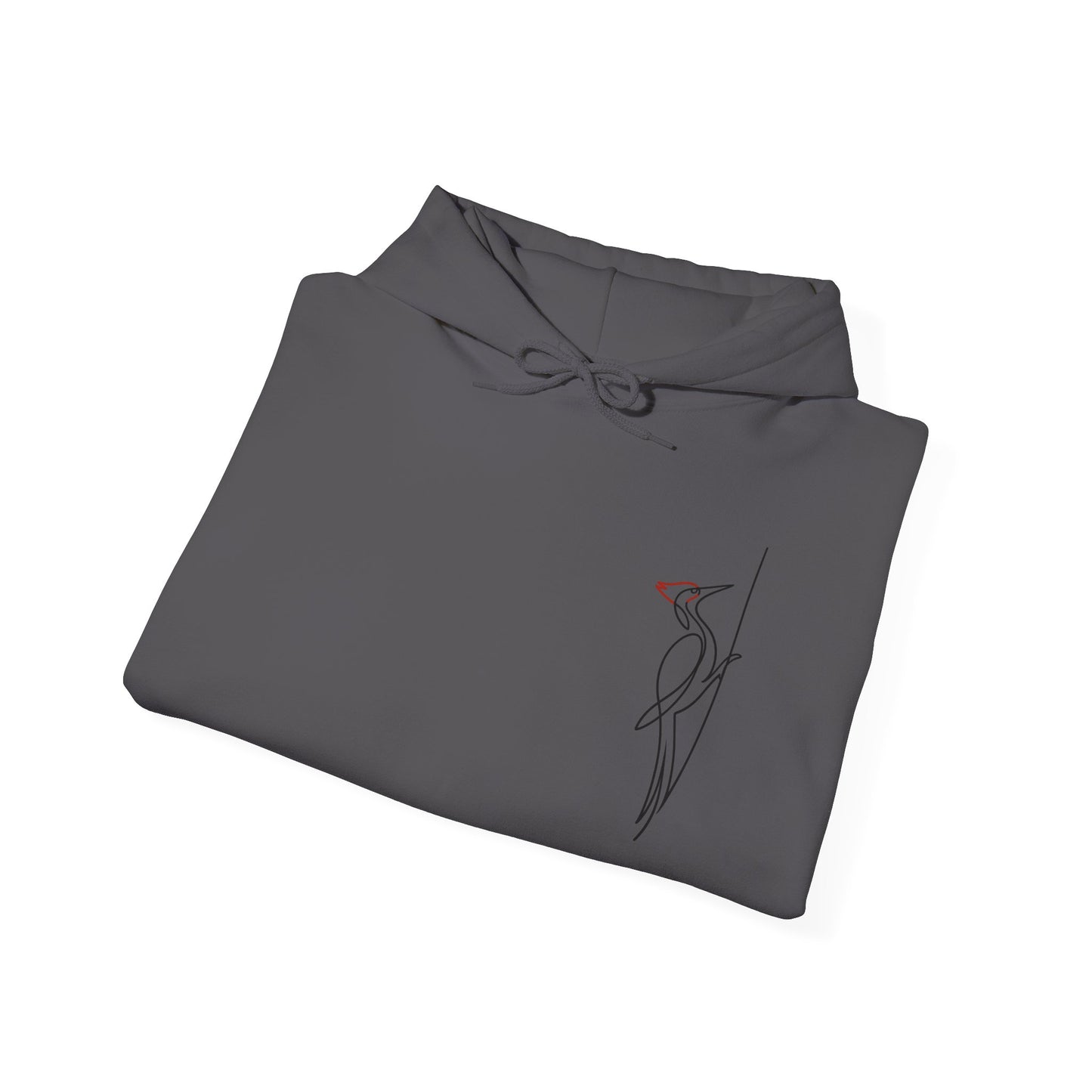 Pileated Woodpecker One Line Hoodie