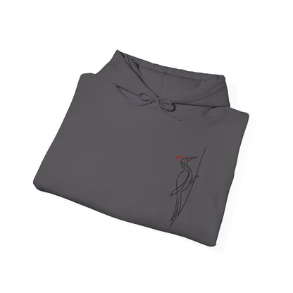 Pileated Woodpecker One Line Hoodie