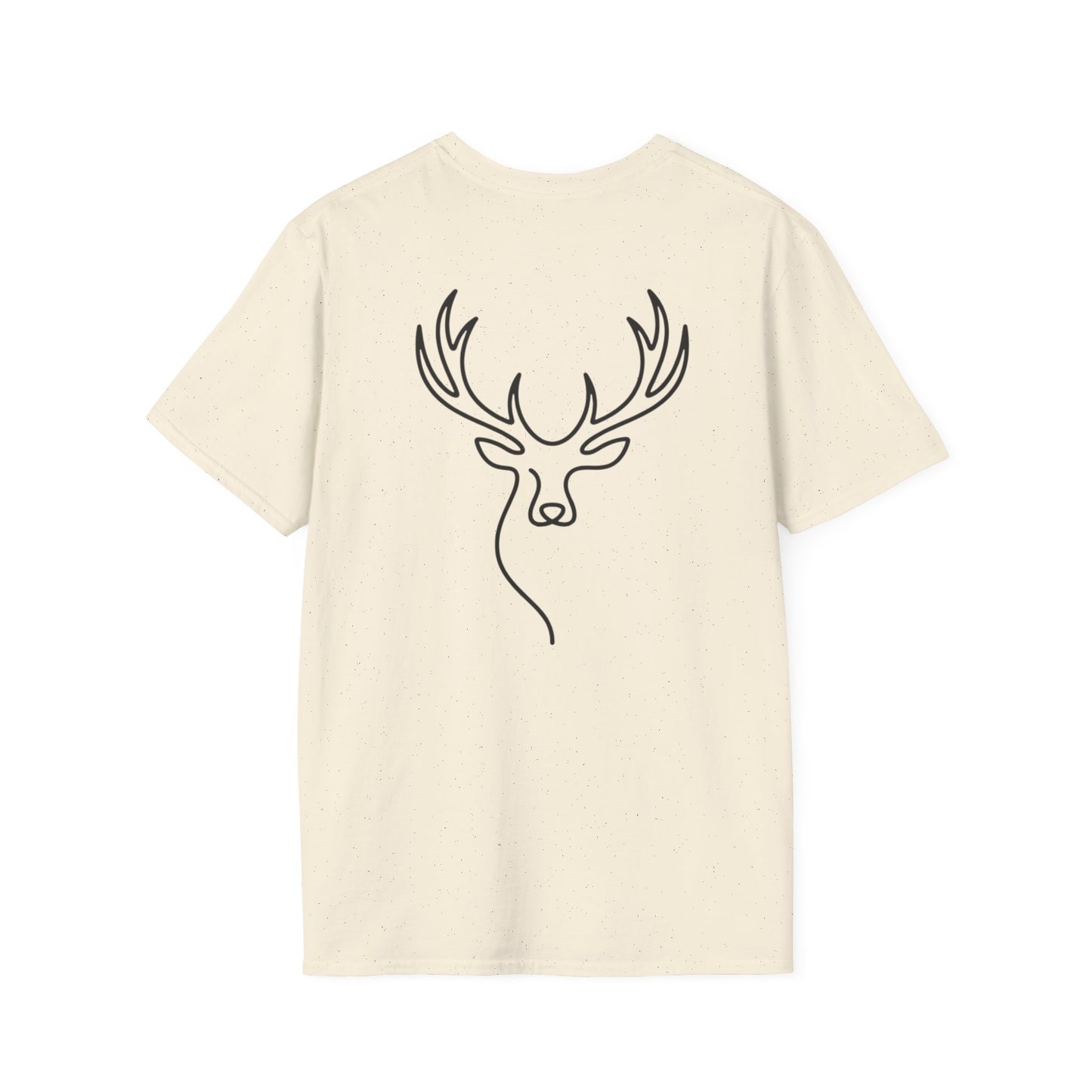 Elk One Line T-Shirt - Back Print