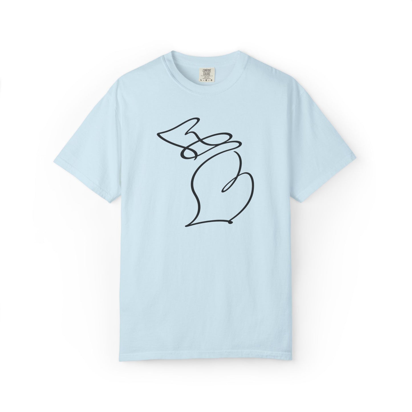 Michigan One Line T-Shirt - Heavyweight Comfort Colors