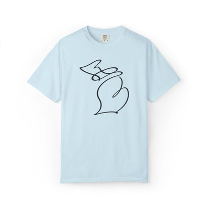Michigan One Line T-Shirt - Heavyweight Comfort Colors