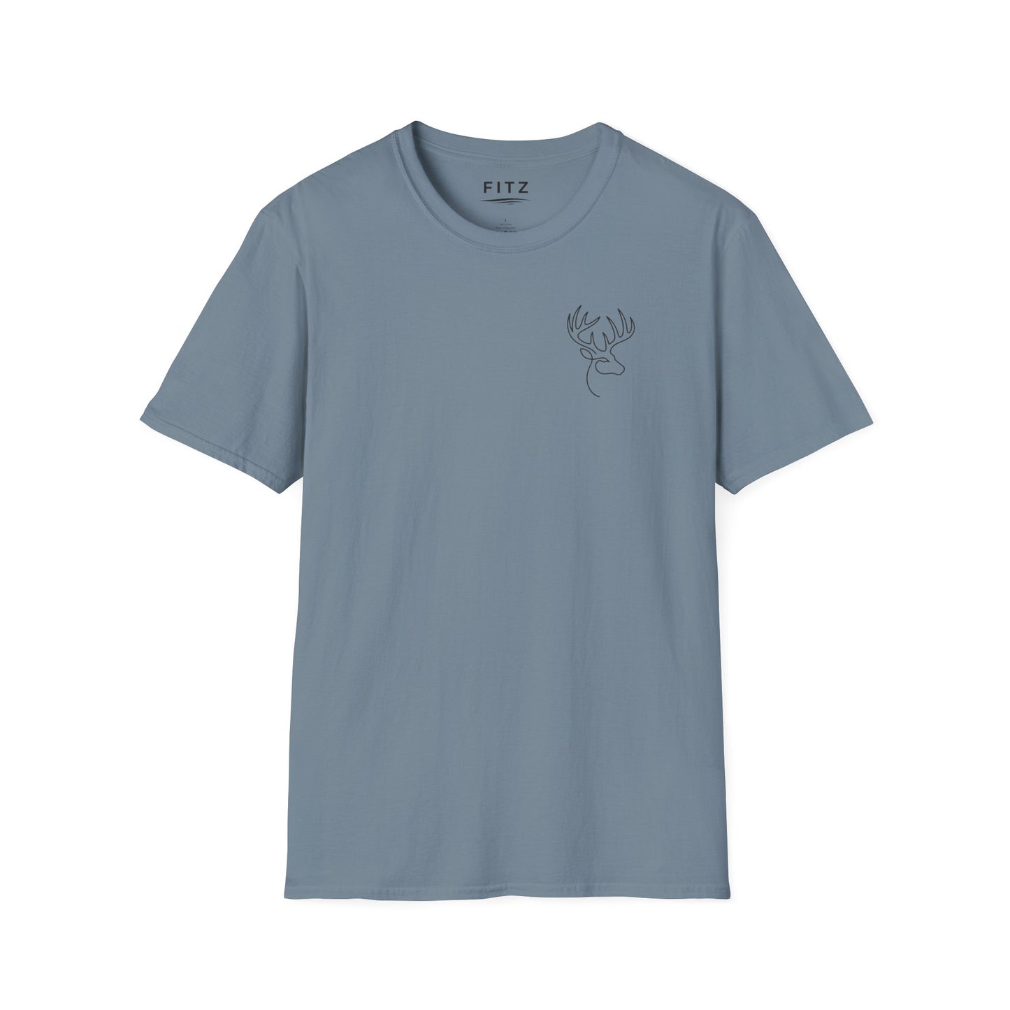White-tailed One Line T-Shirt - Back Print