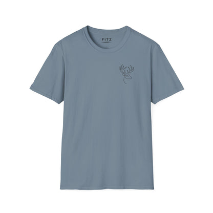 White-tailed One Line T-Shirt - Back Print